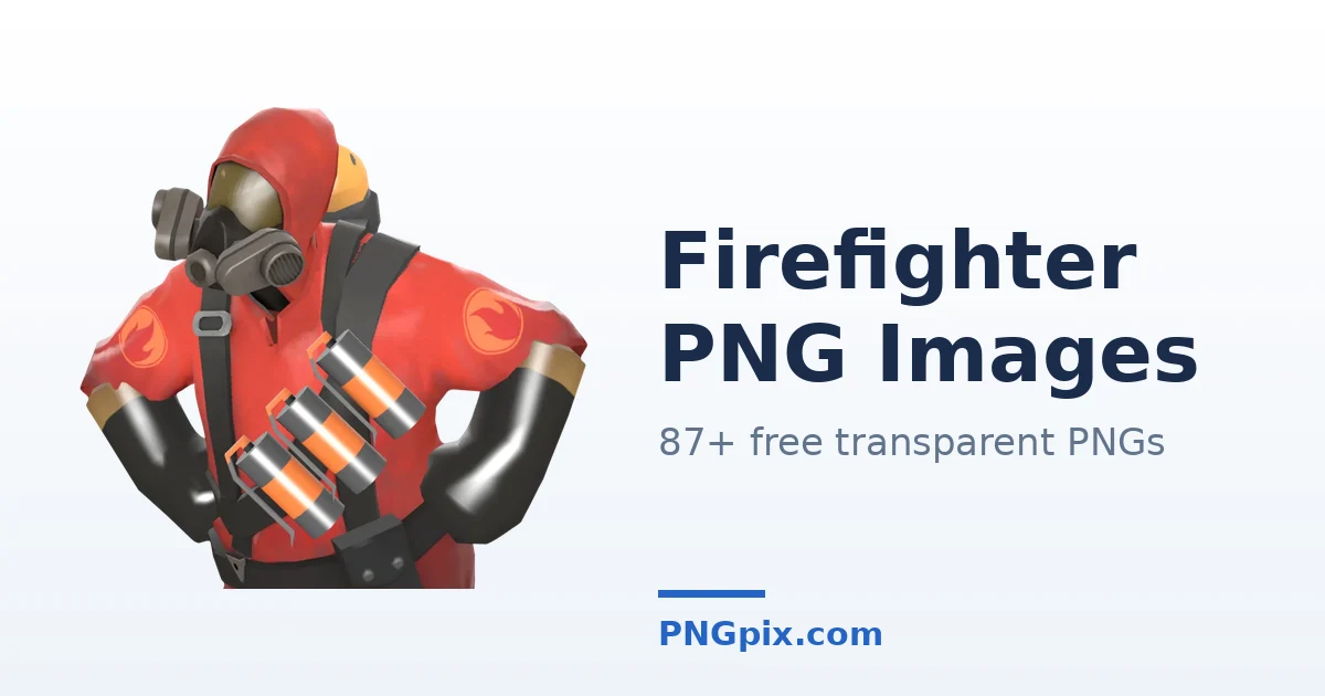 Firefighter PNG images
