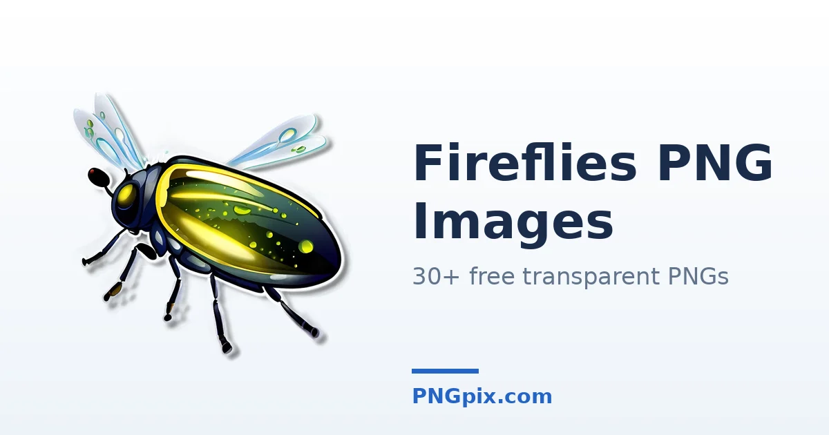 Fireflies PNG images