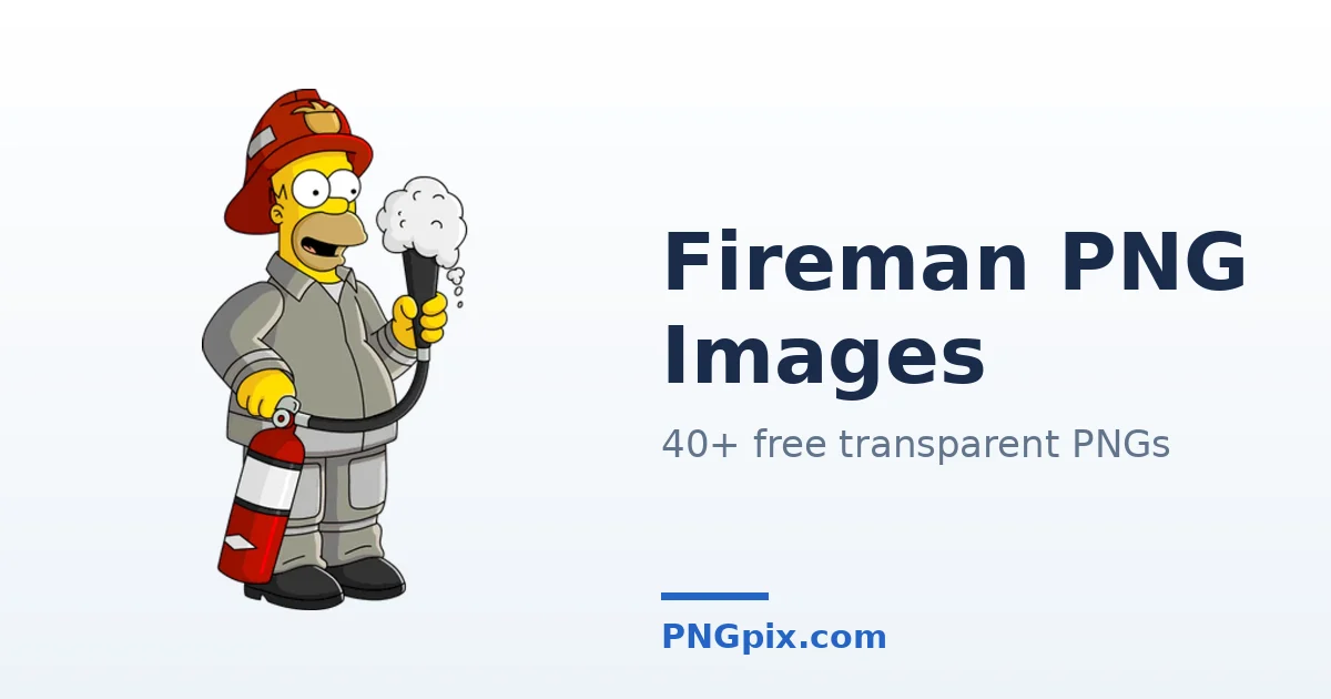 Fireman PNG images