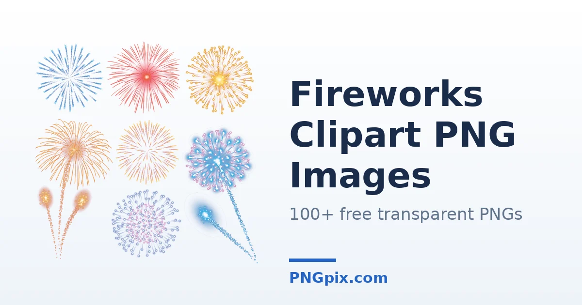 Fireworks Clipart PNG images