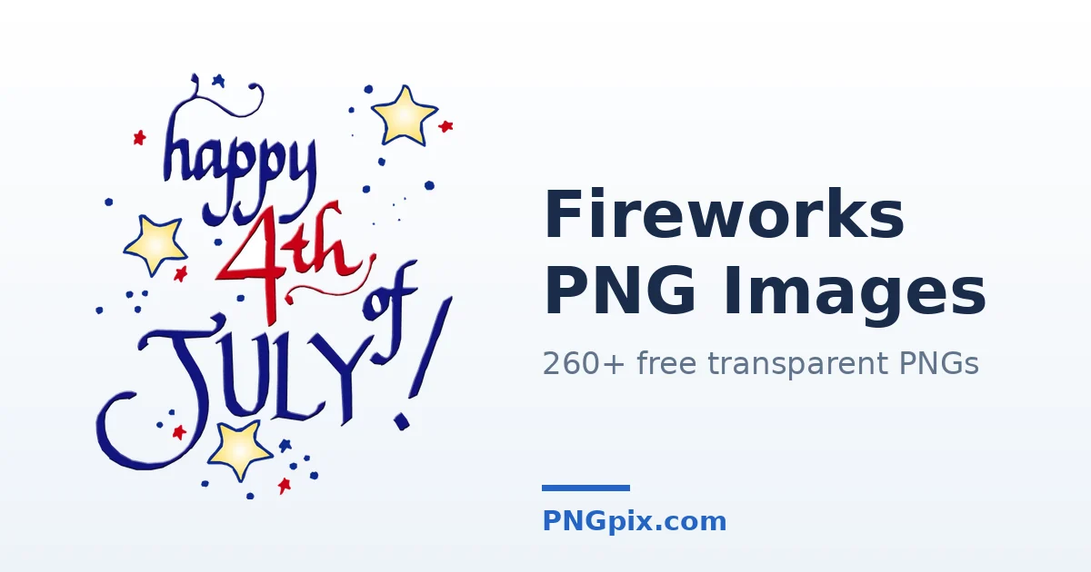 Fireworks PNG images