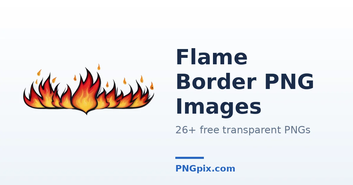Flame Border PNG images