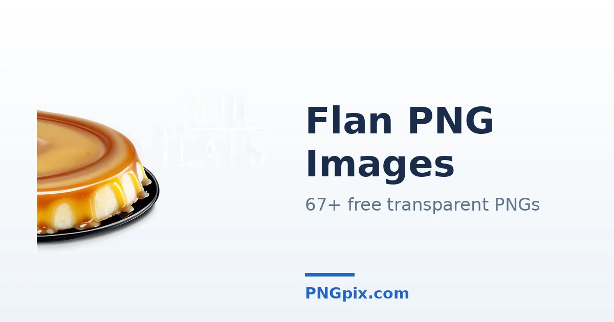 Flan PNG images