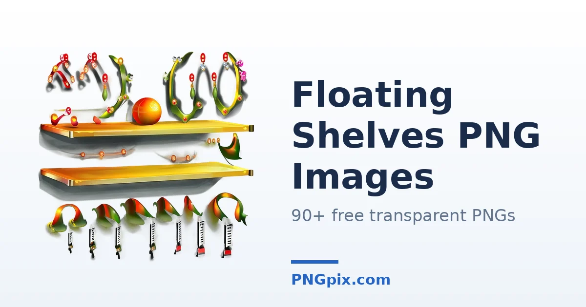 Floating Shelves PNG images