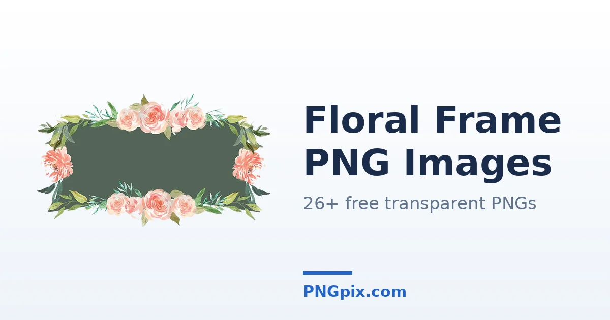 Floral Frame PNG images