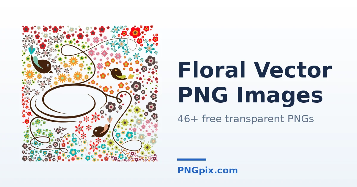 Floral Vector PNG images