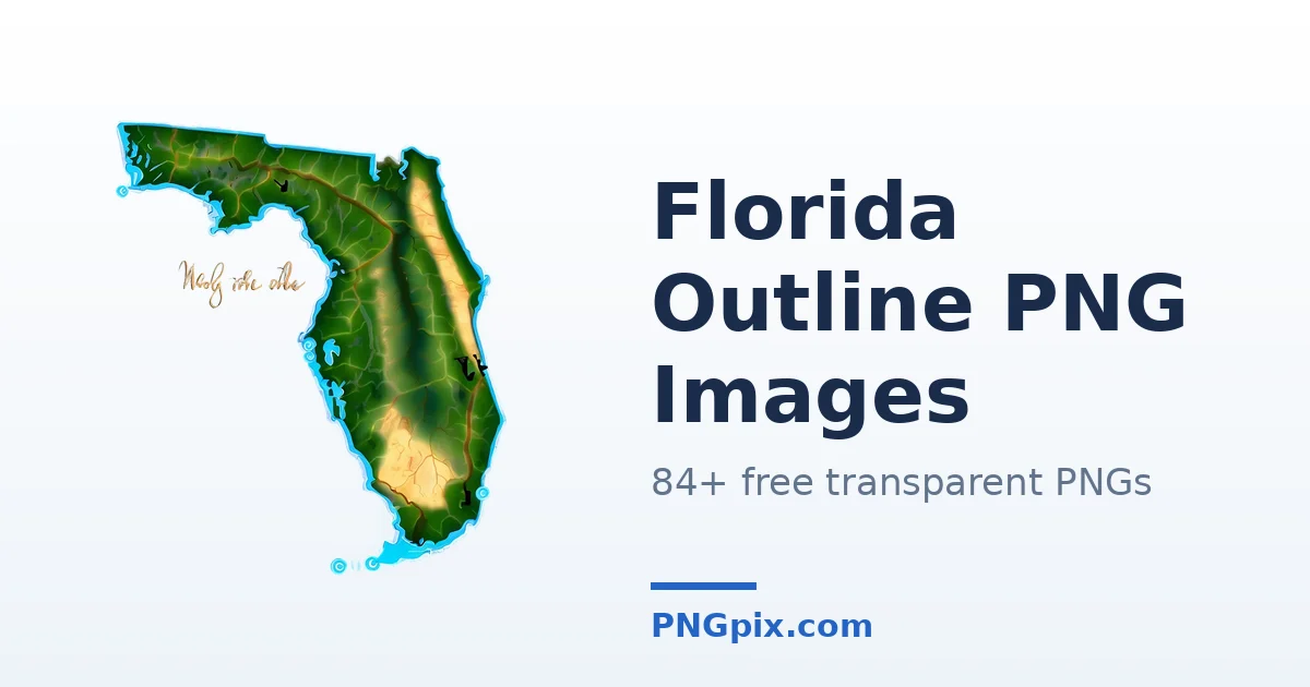 Florida Outline PNG images