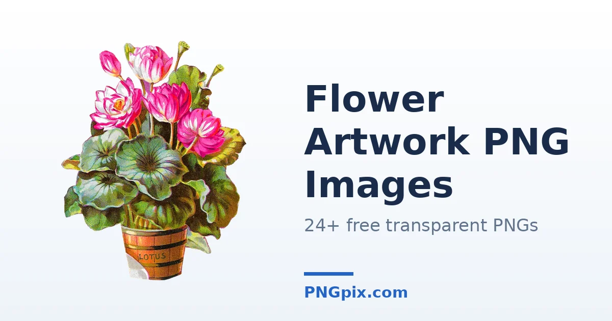 Flower Artwork PNG images
