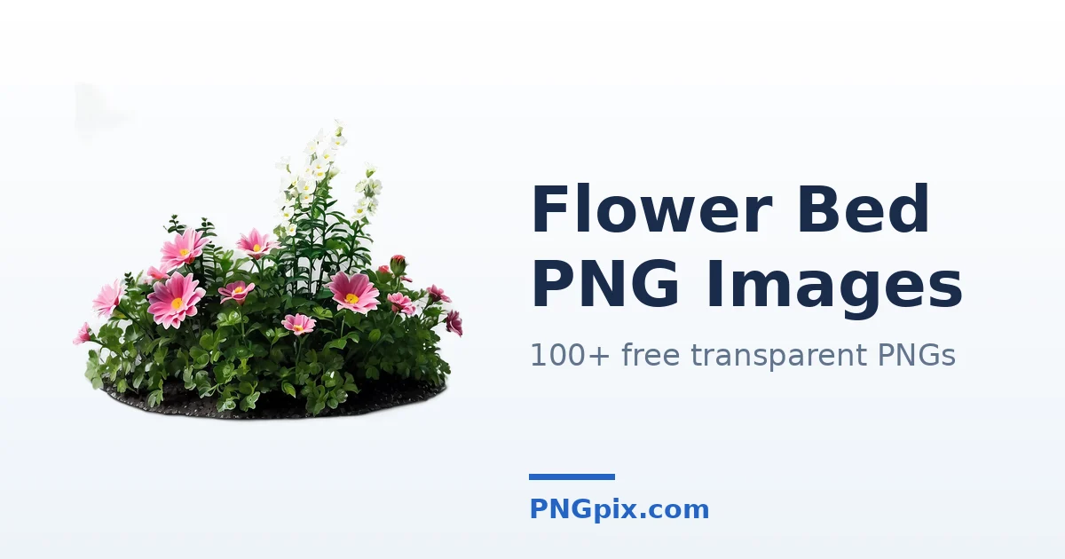 Flower Bed PNG images