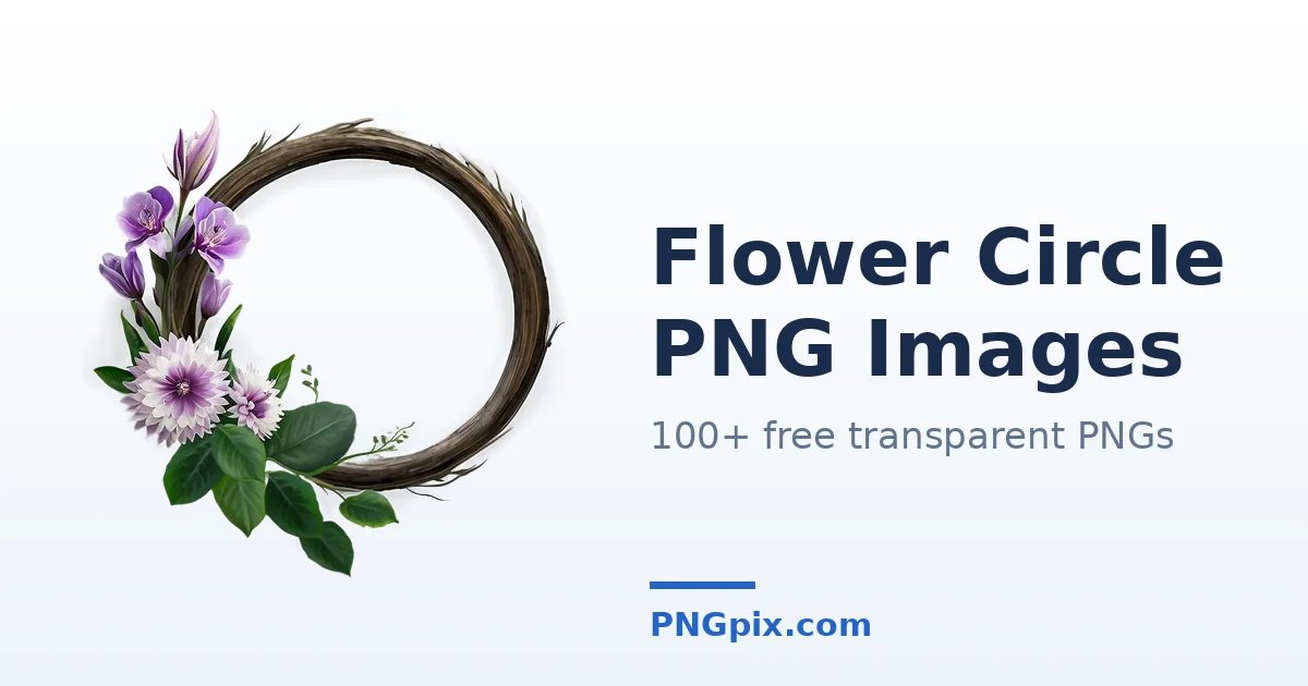 Flower Circle PNG images