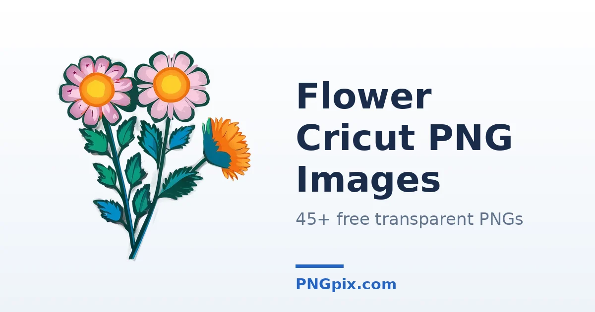 Flower Cricut PNG images