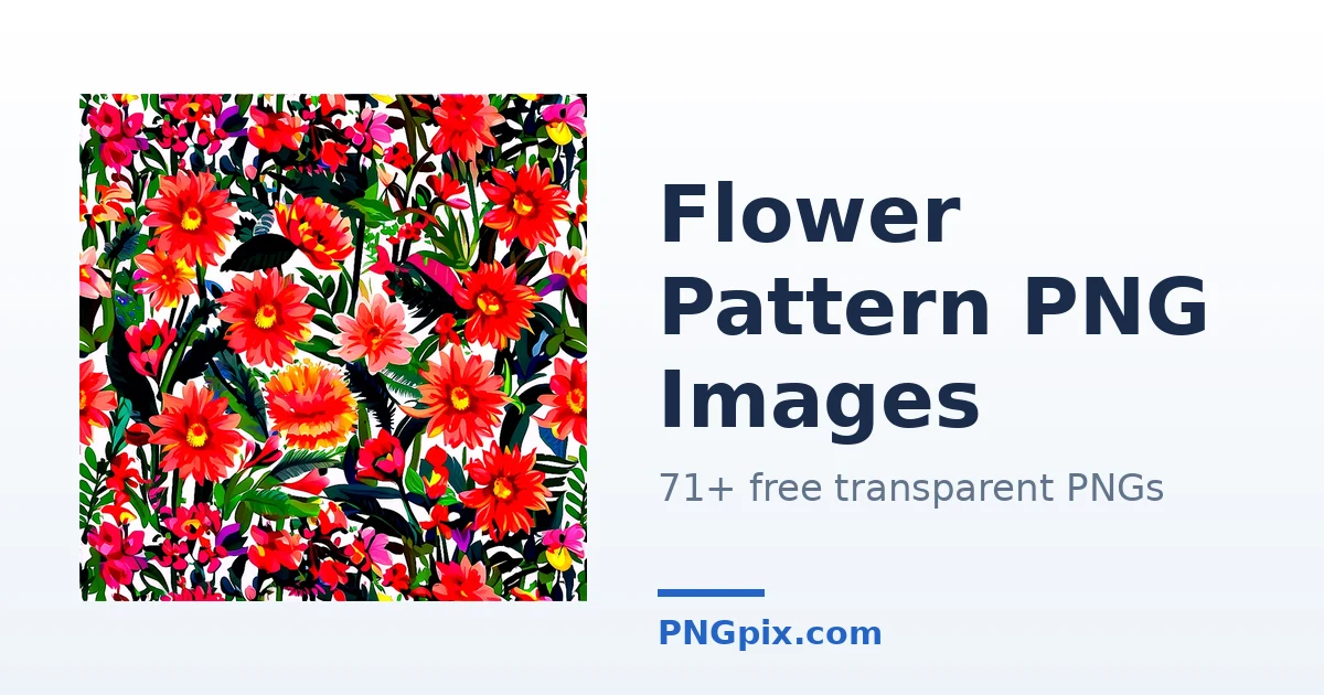 Flower Pattern PNG images