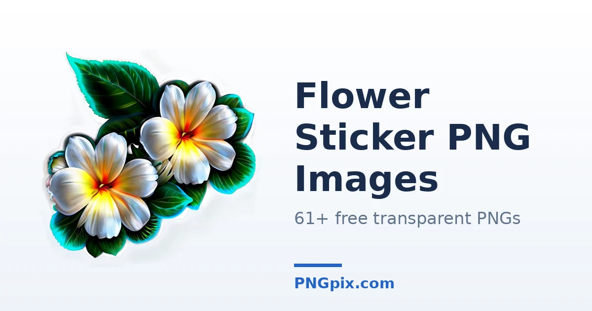 Flower Sticker PNG images