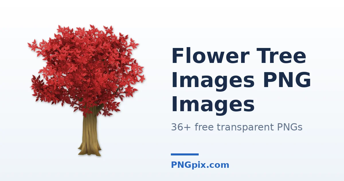 Flower Tree Images PNG images