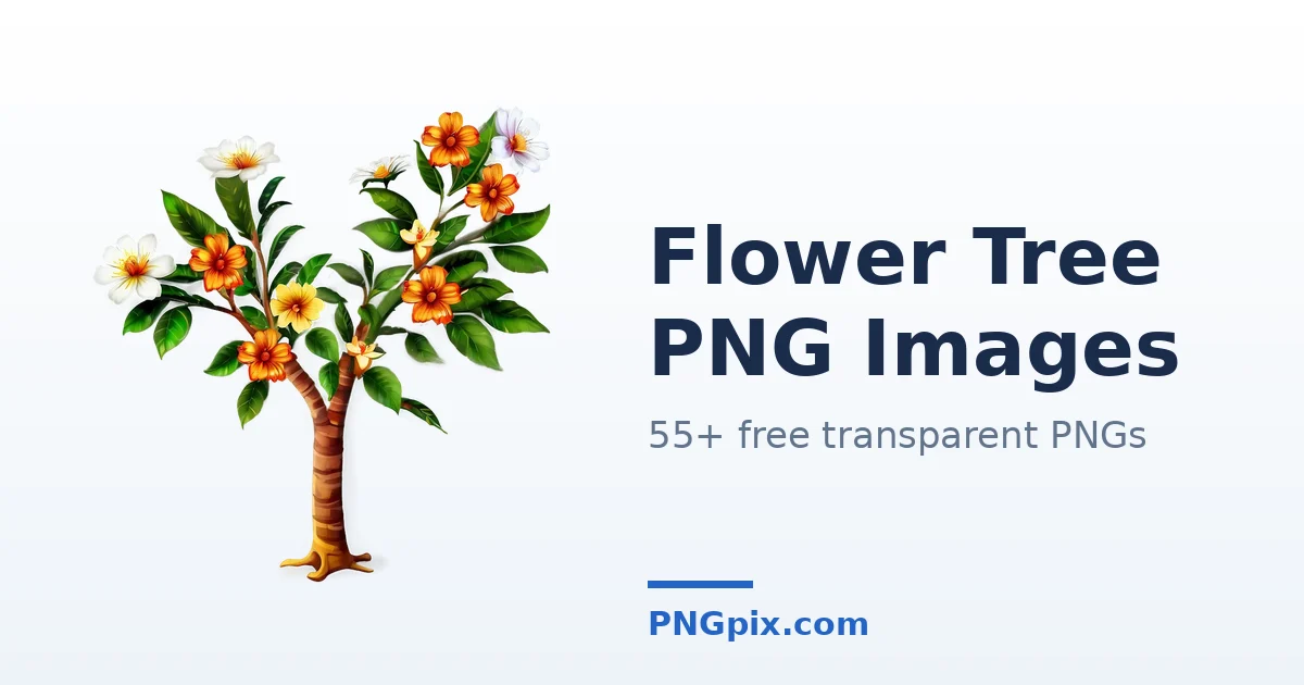 Flower Tree PNG images