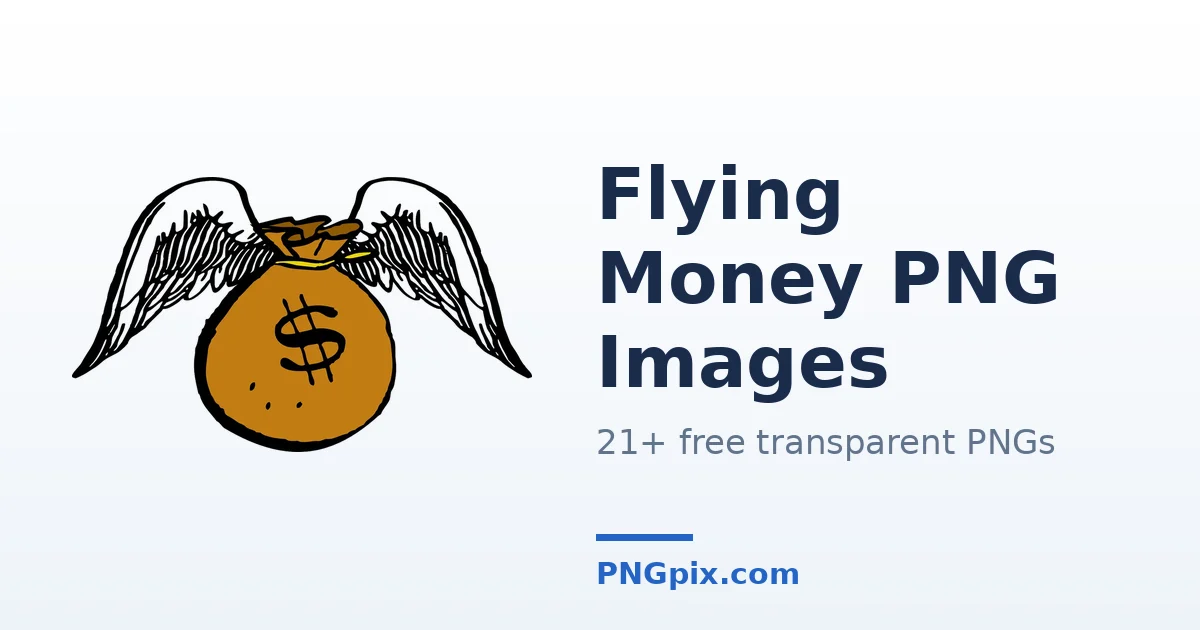Flying Money PNG images