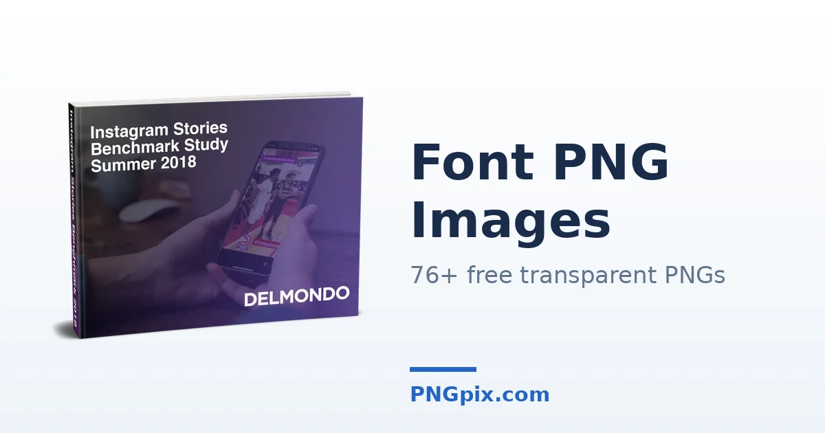 Font PNG images