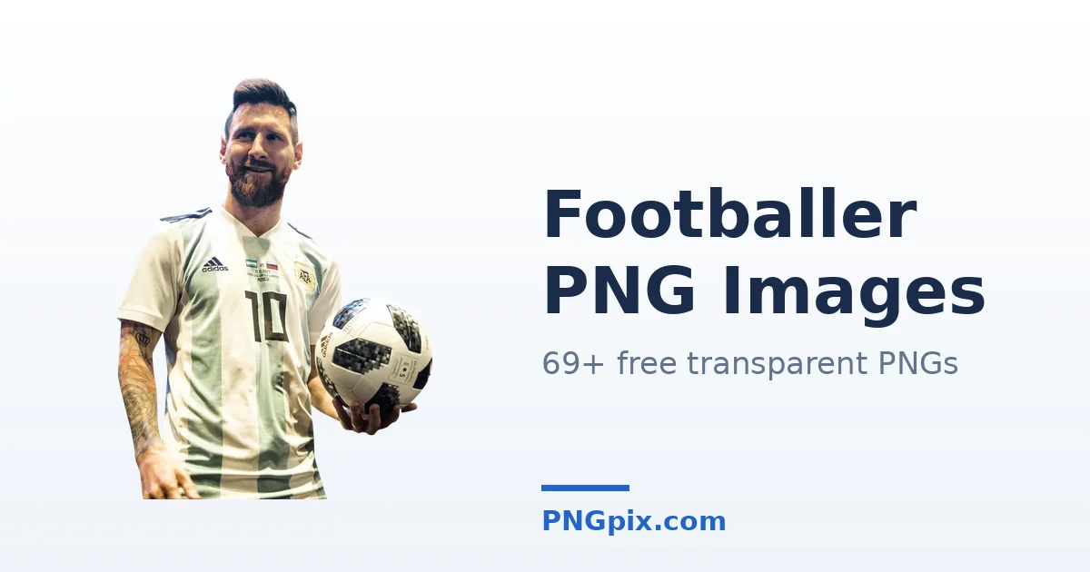 Footballer PNG images