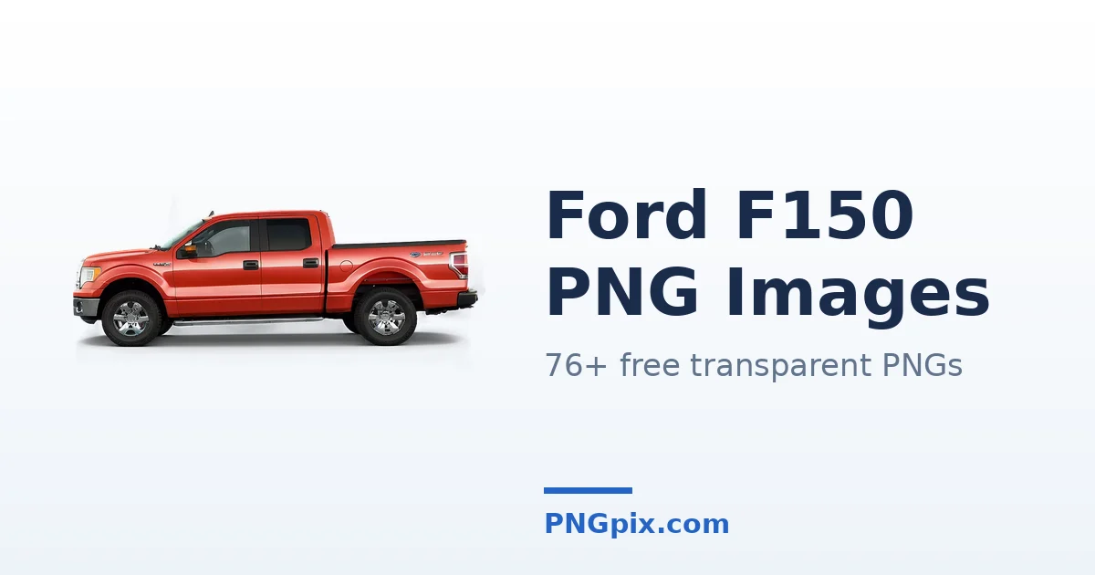 Ford F150 PNG images