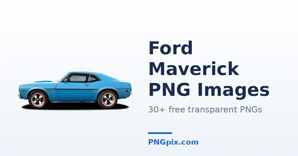 Ford Maverick PNG images