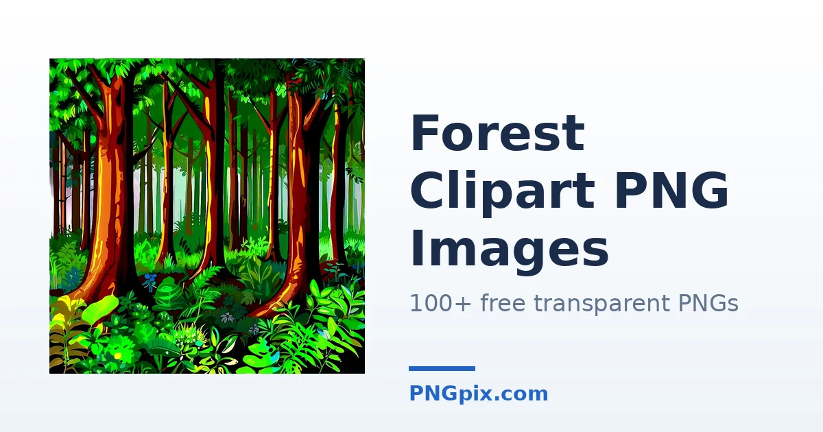 Forest Clipart PNG images