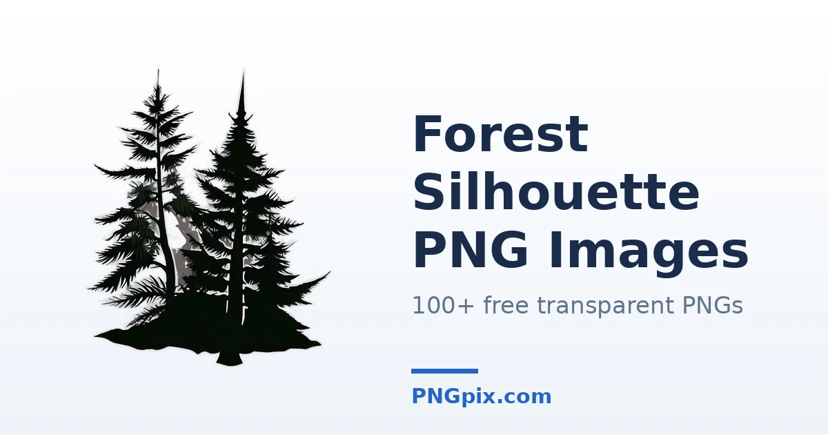 Forest Silhouette PNG images