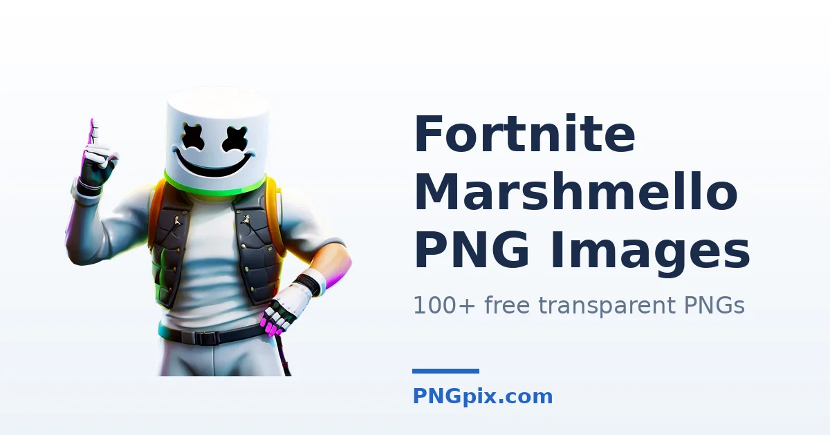Fortnite Marshmello PNG images