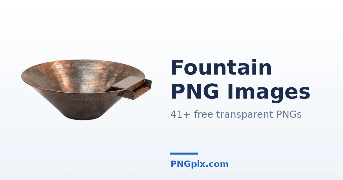 Fountain PNG images