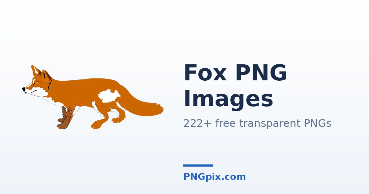 Fox PNG images