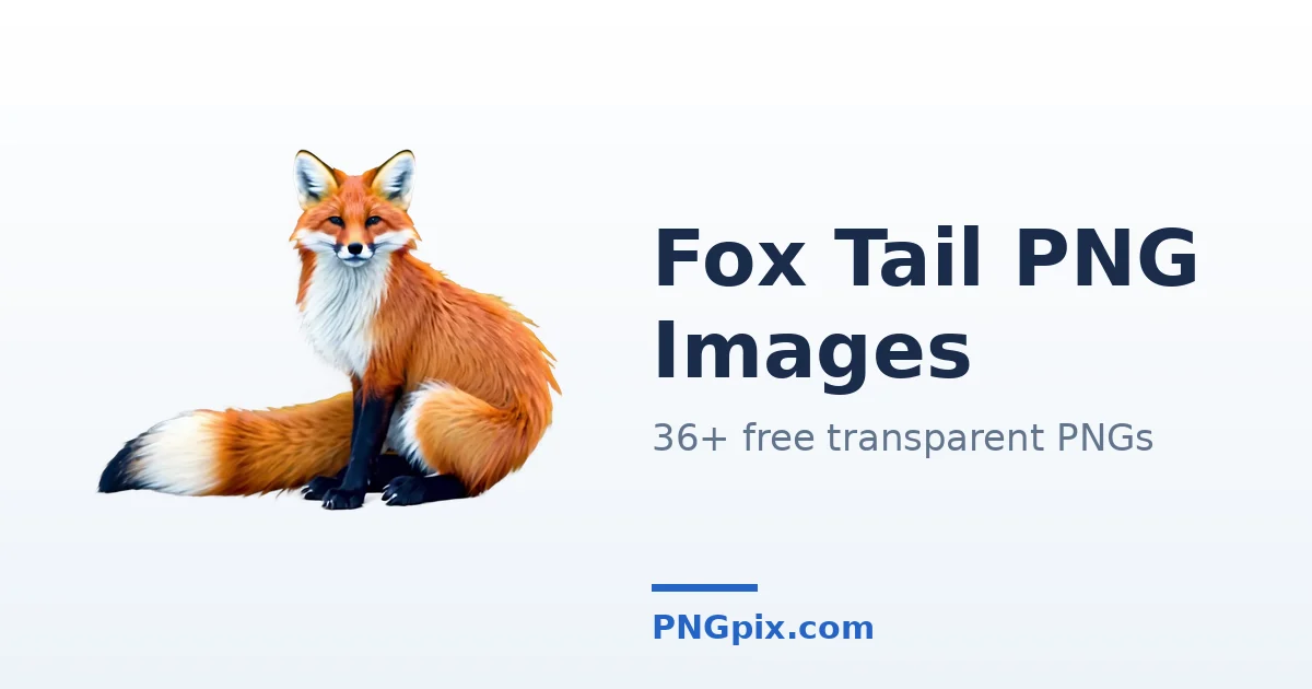 Fox Tail PNG images