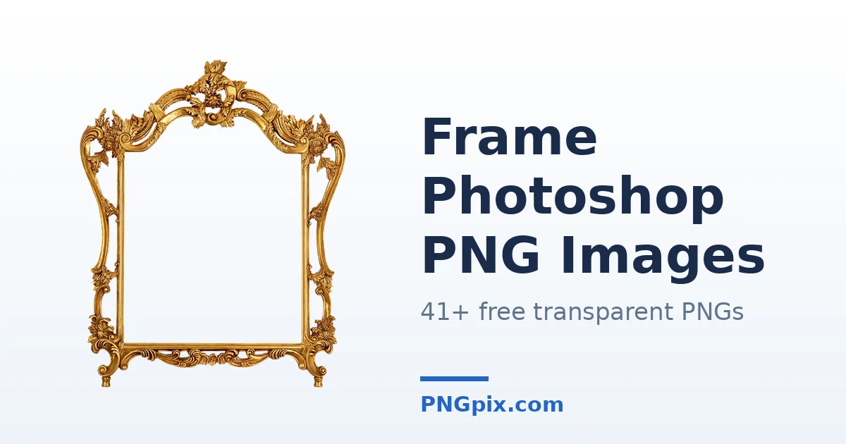 Frame Photoshop PNG images