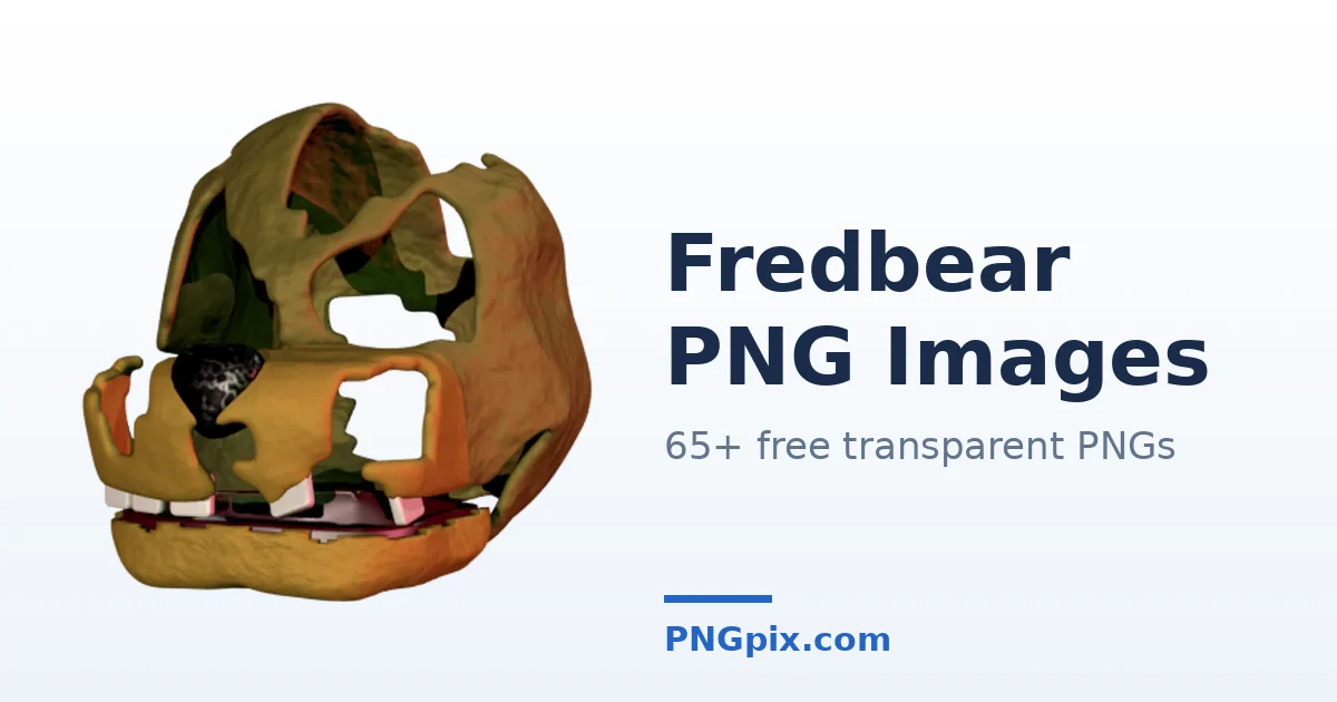 Fredbear PNG images