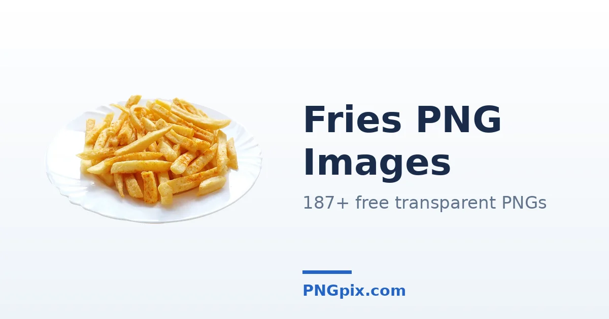 Fries PNG images