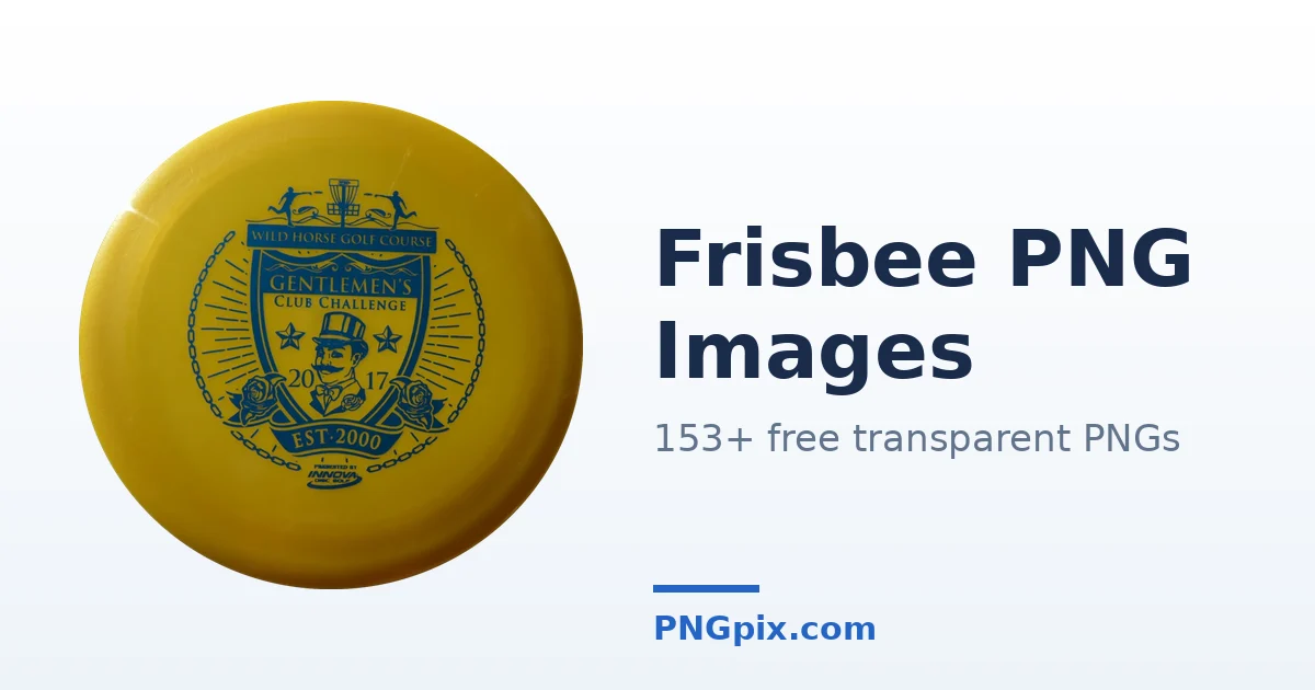 Frisbee PNG images