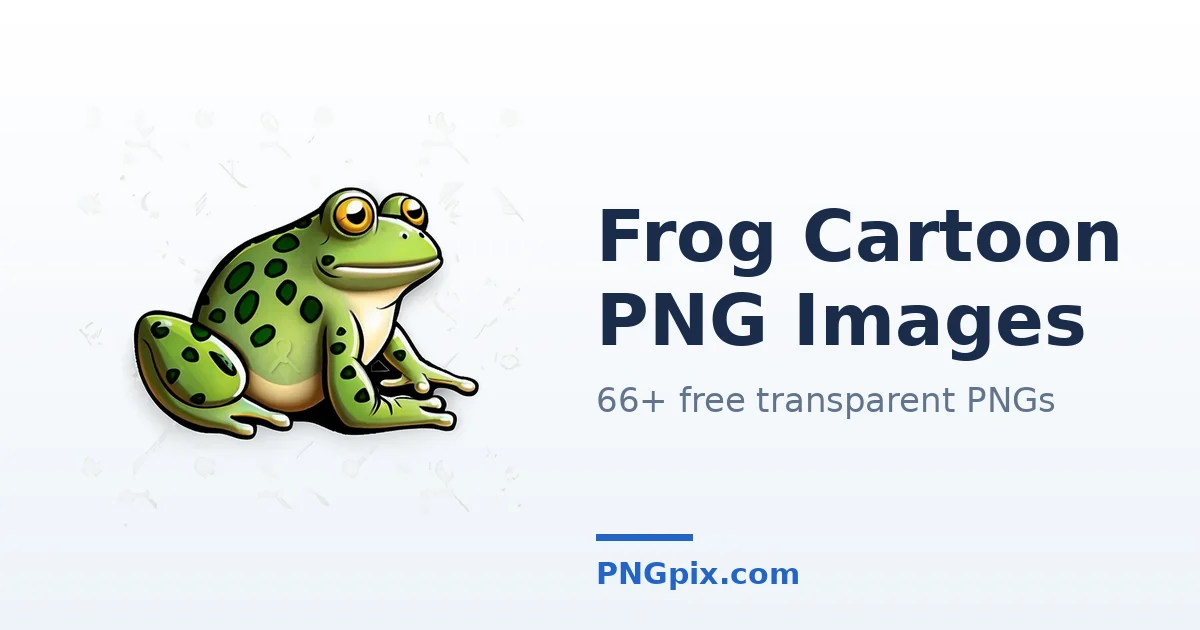 Frog Cartoon PNG images