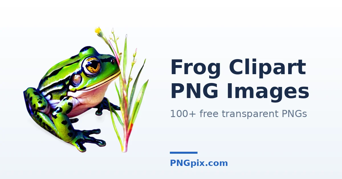 Frog Clipart PNG images