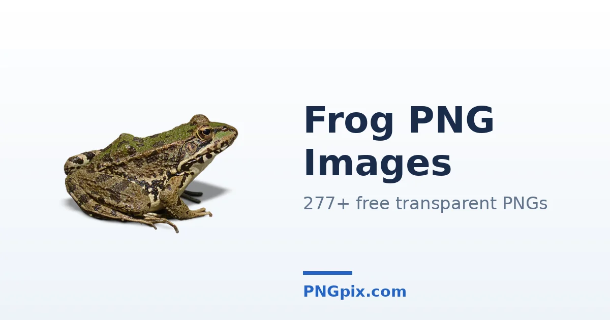 Frog PNG images