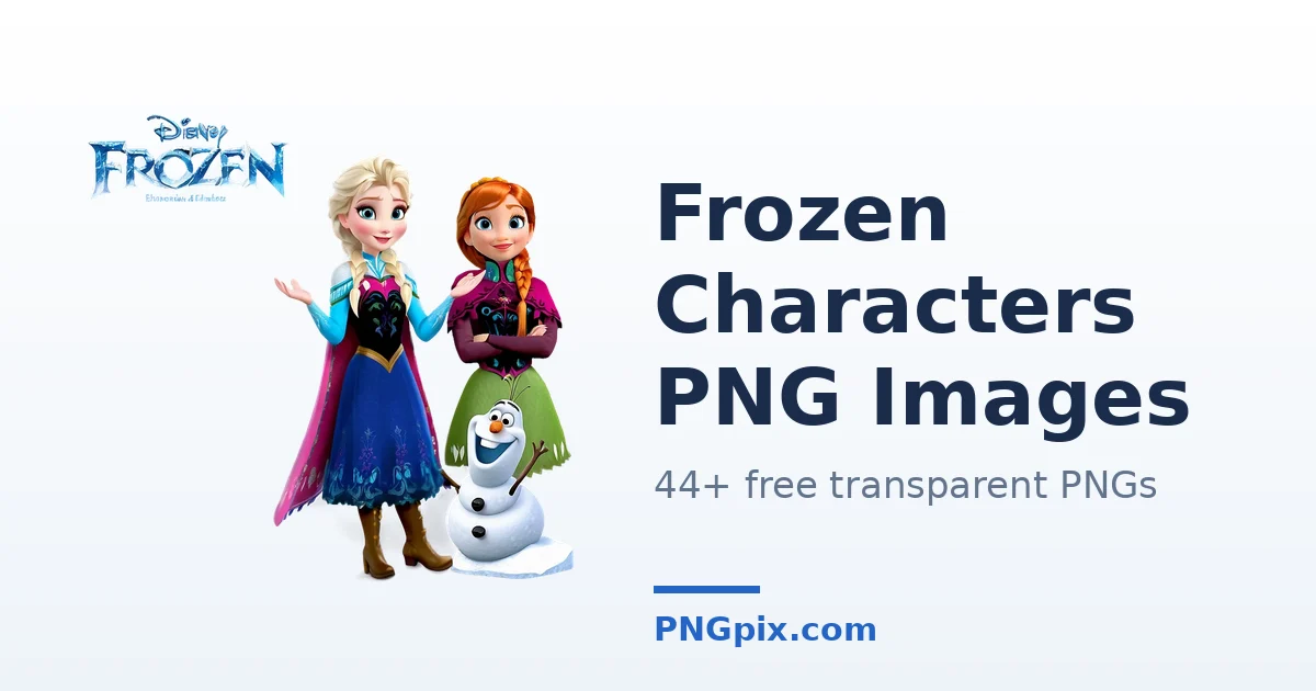 Frozen Characters PNG images