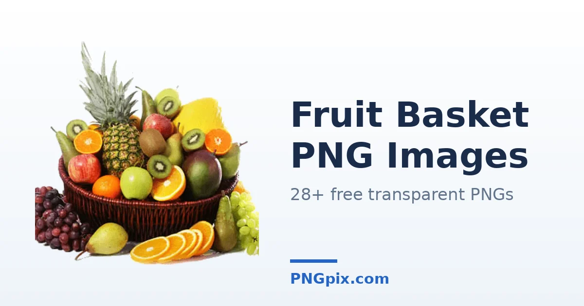 Fruit Basket PNG images