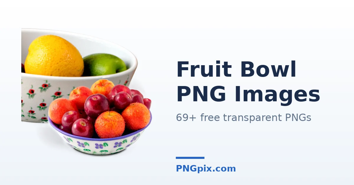 Fruit Bowl PNG images