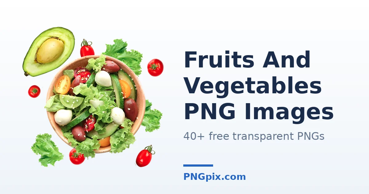 Fruits And Vegetables PNG images