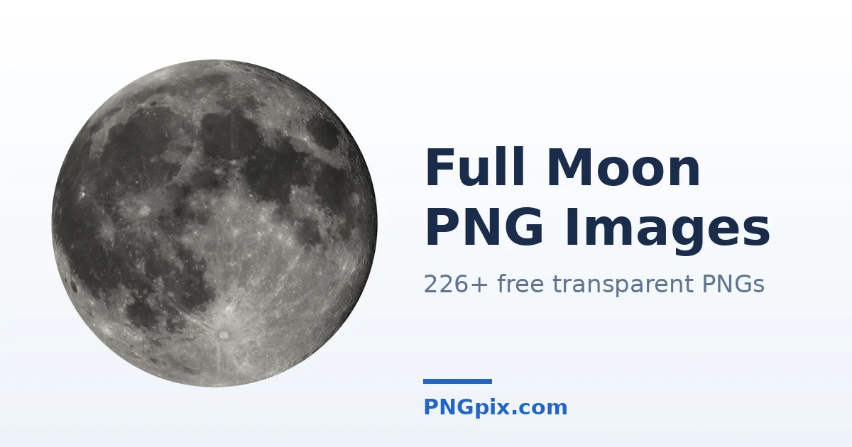 Full Moon PNG images