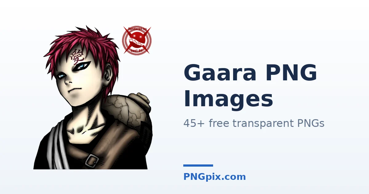 Gaara PNG images