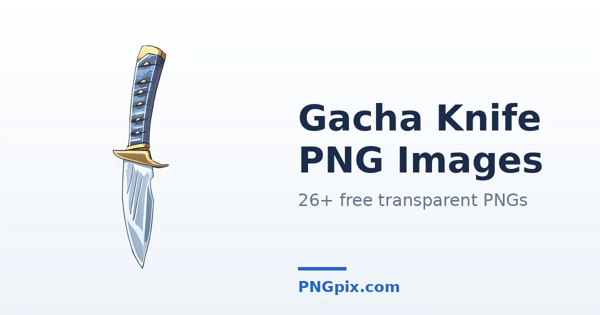 Gacha Knife PNG images