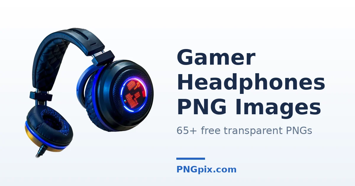 Gamer Headphones PNG images