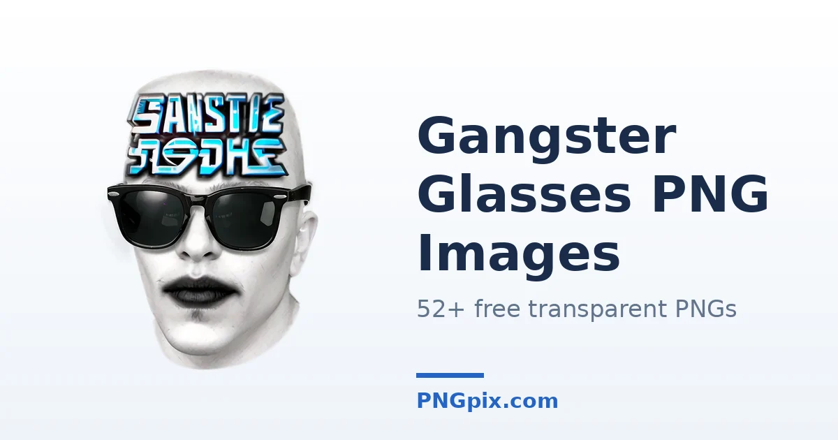 Gangster Glasses PNG images