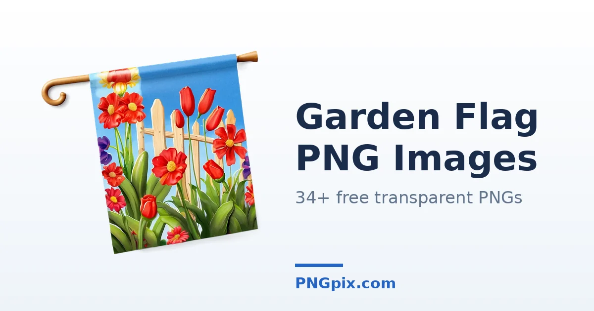 Garden Flag PNG images