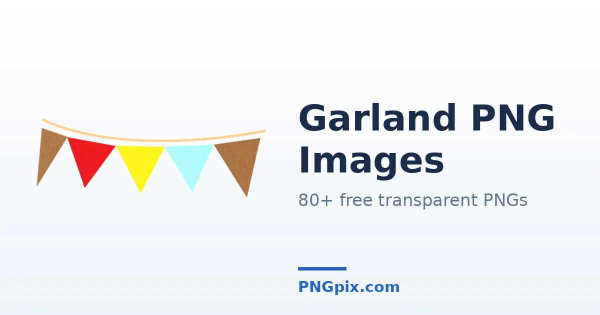 Garland PNG images