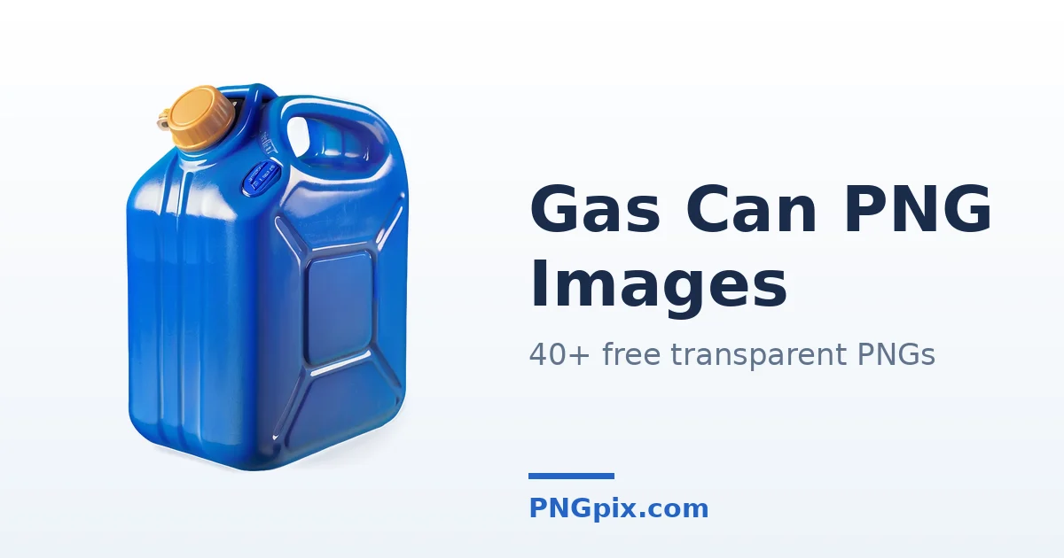 Gas Can PNG images