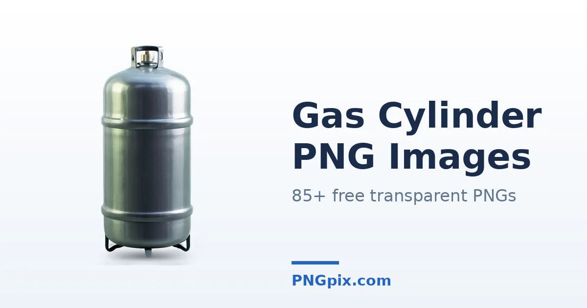 Gas Cylinder PNG images